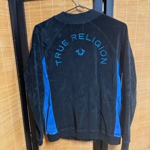 True Religion Black and Blue Sweatshirt
